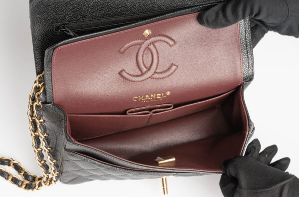 Chanel Small Classic Flap Lambskin Black
