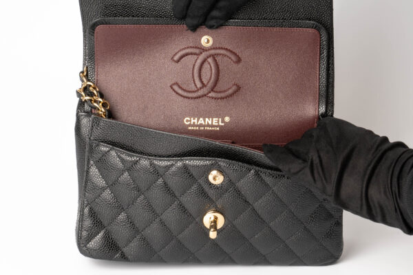 Chanel Small Classic Flap Lambskin Black