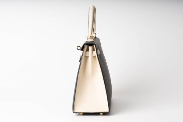 Hermès Kelly 25 CraieNoir Epsom HSS