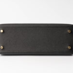 Hermès Kelly 25 Craie Noir Epsom HSS (5)