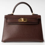 Hermès Mini Kelly ii Chamkila Chevre Rouge Sellier (1)