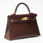 Hermès Mini Kelly ii Chamkila Chevre Rouge Sellier (2)