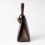 Hermès Mini Kelly ii Chamkila Chevre Rouge Sellier (4)