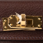 Hermès Mini Kelly ii Chamkila Chevre Rouge Sellier (6)