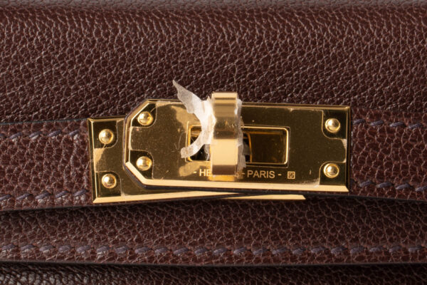 Hermès Mini Kelly ii Chamkila Chevre Rouge Sellier