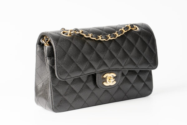 Chanel Small Classic Flap Caviar Black