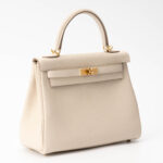Hermès Kelly 25 Togo Craie