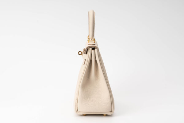 Hermès Kelly 25 Togo Craie