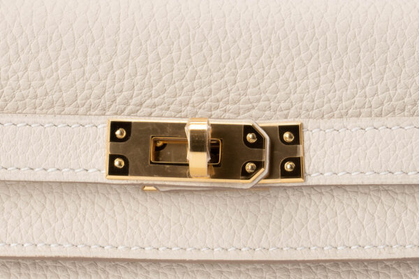 Hermès Kelly 25 Togo Craie