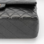 Chanel Medium Classic Flap Lambskin Black & Rose Gold Hardware