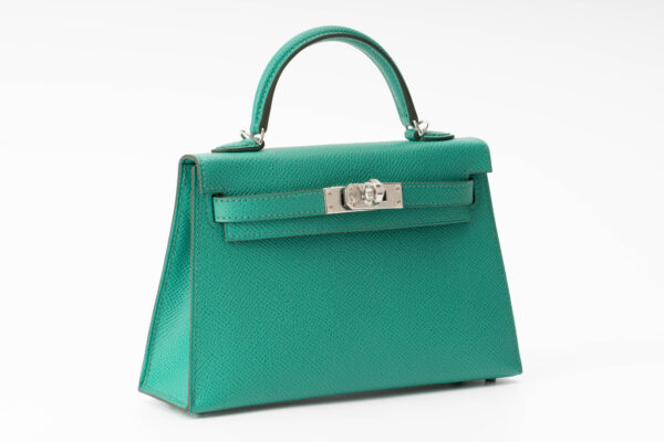 Hermès Mini Kelly ii Vert Jade Epsom