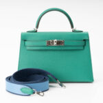 Hermès Mini Kelly ii Vert Jade Epsom