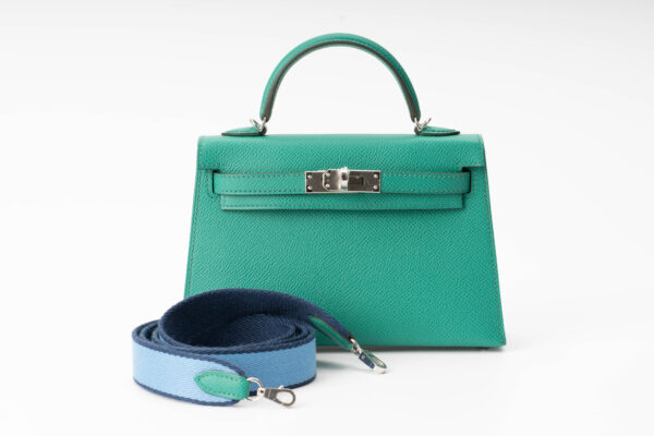 Hermès Mini Kelly ii Vert Jade Epsom