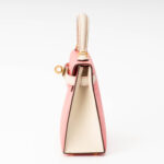 Hermès Mini Kelly ii Craie & Rose Azalea Epsom HSS