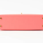 Hermès Mini Kelly ii Craie & Rose Azalea Epsom HSS