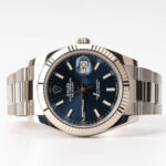 Rolex Date-just Oystersteel & White Gold Blue Dial