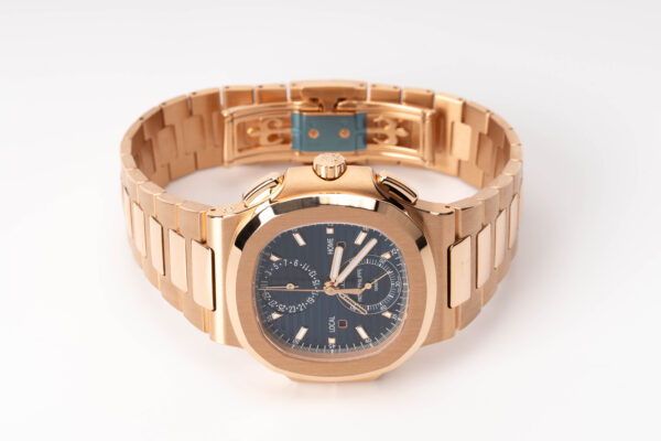 Patek Philippe Nautilus Travel Time Chronograph Rose Gold